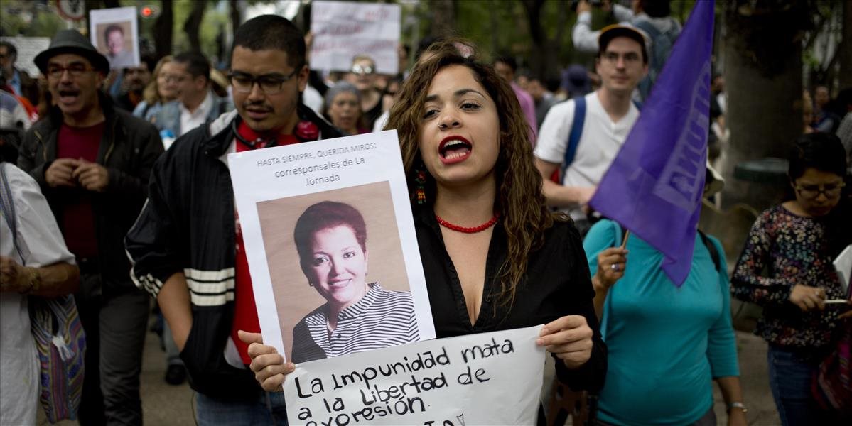 V Mexiku demonštrovali novinári: V marci im zavraždili už troch kolegov