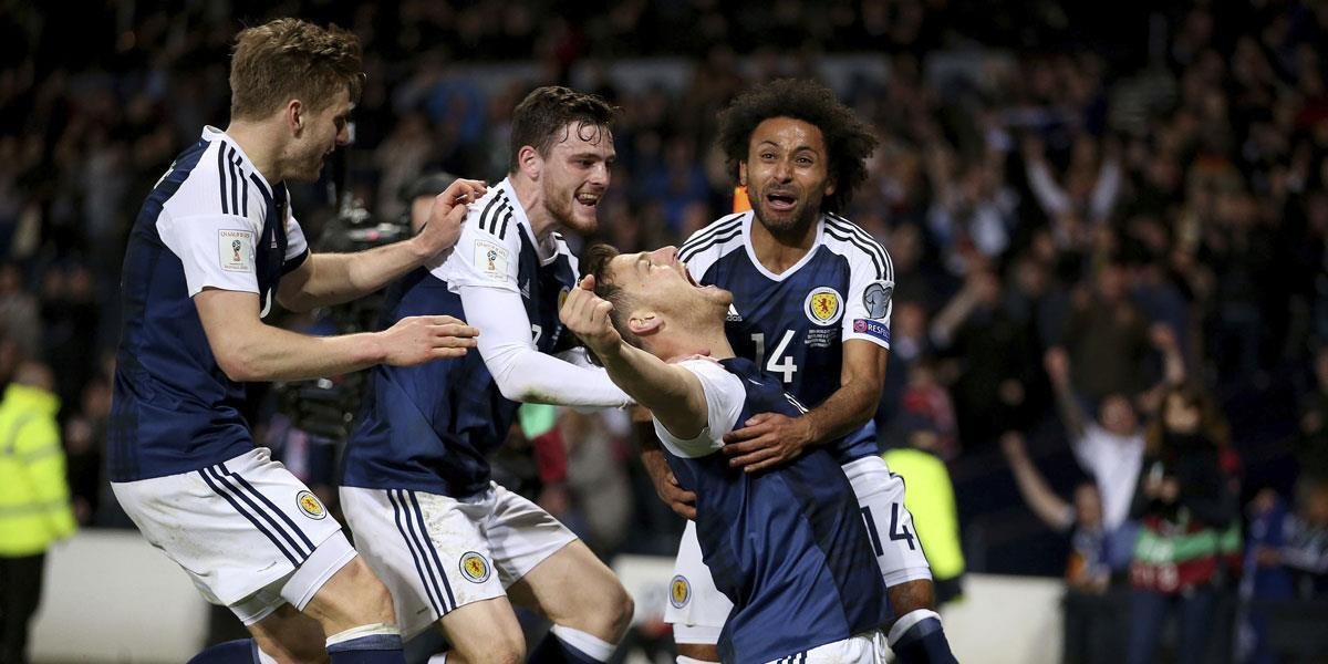 Škóti po výhre v atraktívnom zápase nad Slovinskom opäť v hre o postup