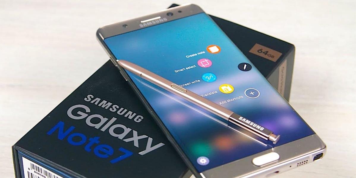 Samsung Galaxy Note 7 sa vracia: Problémový telefón bude opäť v predaji