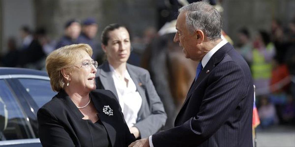 Čilská prezidentka Bacheletová pricestovala na štátnu návštevu Portugalska