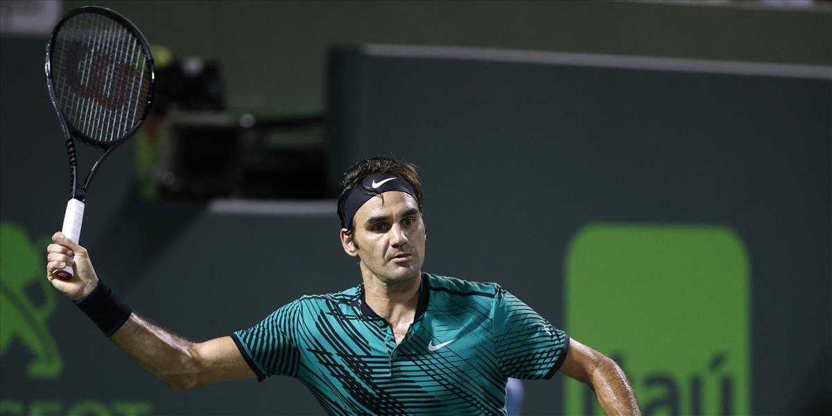 ATP Miami: Federer si utvoril nový rekord v zápasoch na dva získané sety na okruhu ATP