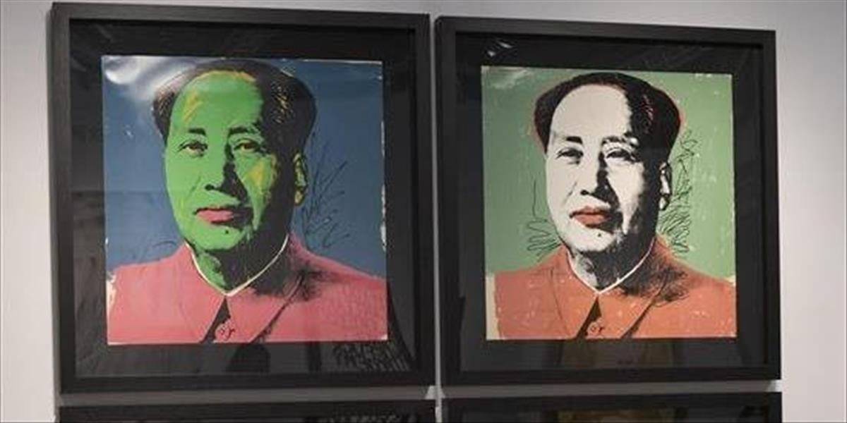 Warholov portrét Maa Ce-tunga vydražili za takmer 99 miliónov hongkonských dolárov