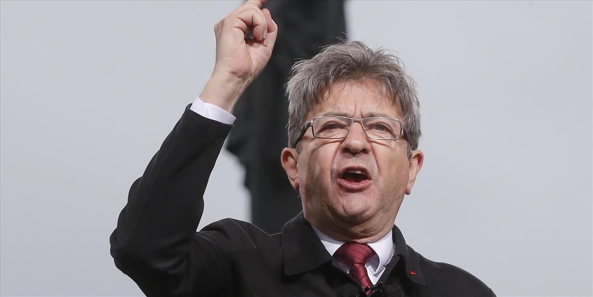 Francúzsky ľavicový kandidát Mélenchon zaznamenal výrazný nárast preferencií