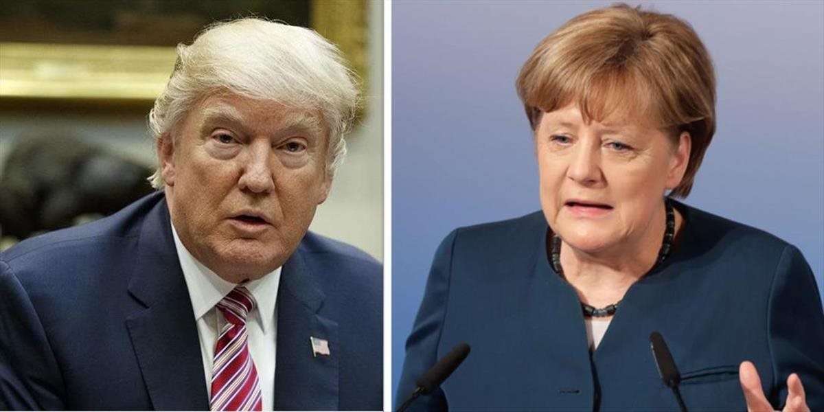 Merkelová a Trump sa zaviazali k spolupraci pri riešení konfliktu východnej Ukrajiny a Afganistanu