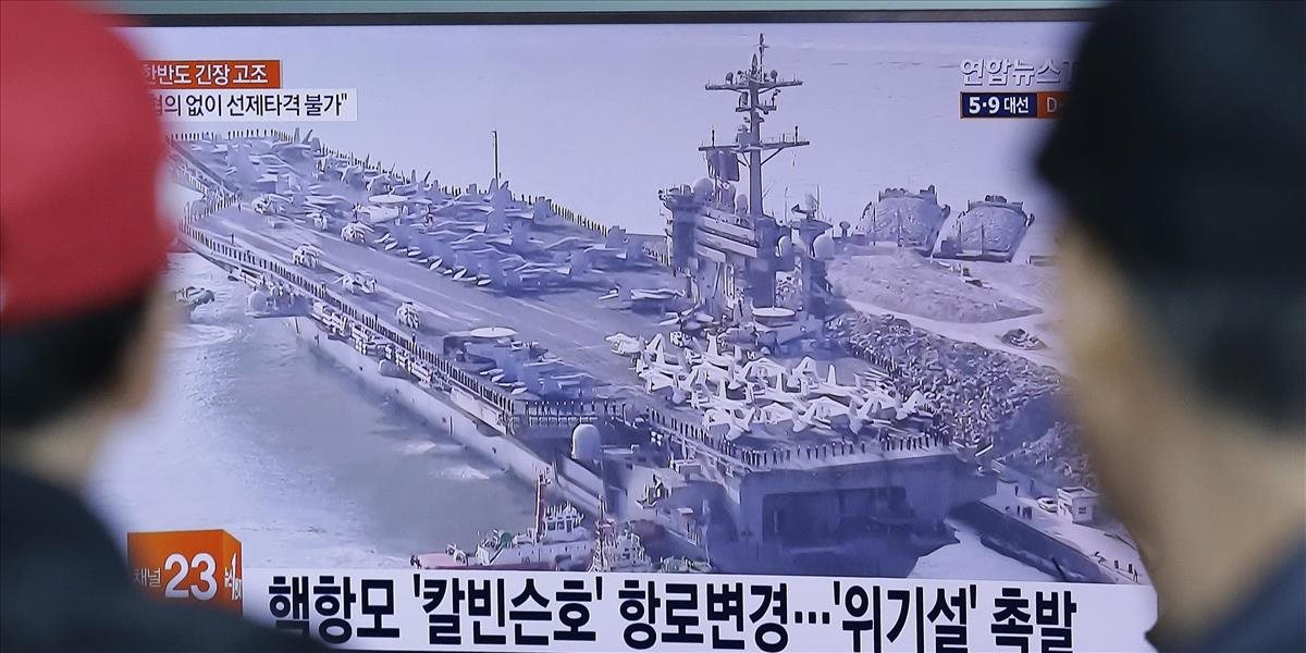 USA vyslali k Severnej Kórei vojnové lode, Kim Čong-un hrozí jadrovým útokom
