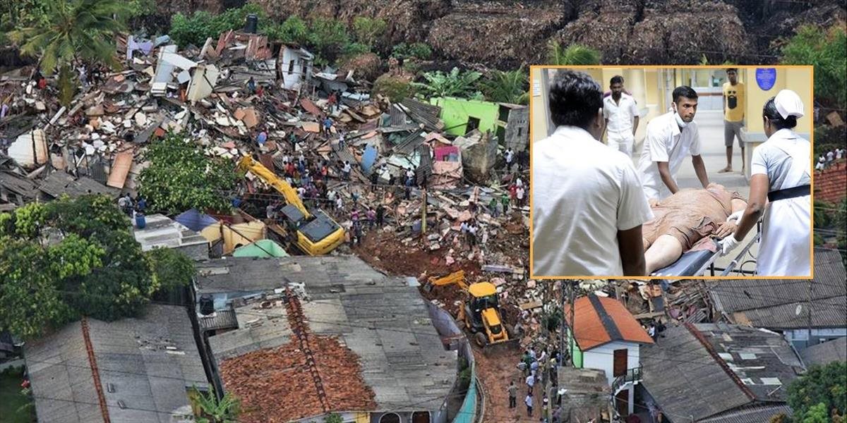 VIDEO Tragédia na Srí Lanke: Po zrútení skládky odpadu zahynulo desať ľudí vrátane detí