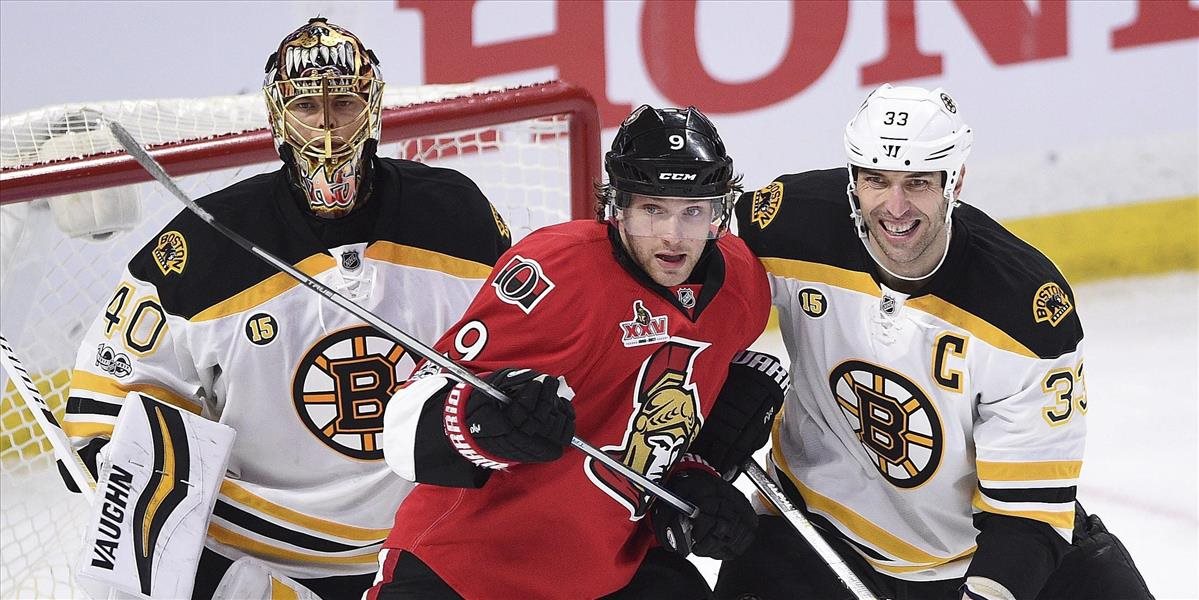 NHL: Chára asistoval, no Boston prehral v Ottawe