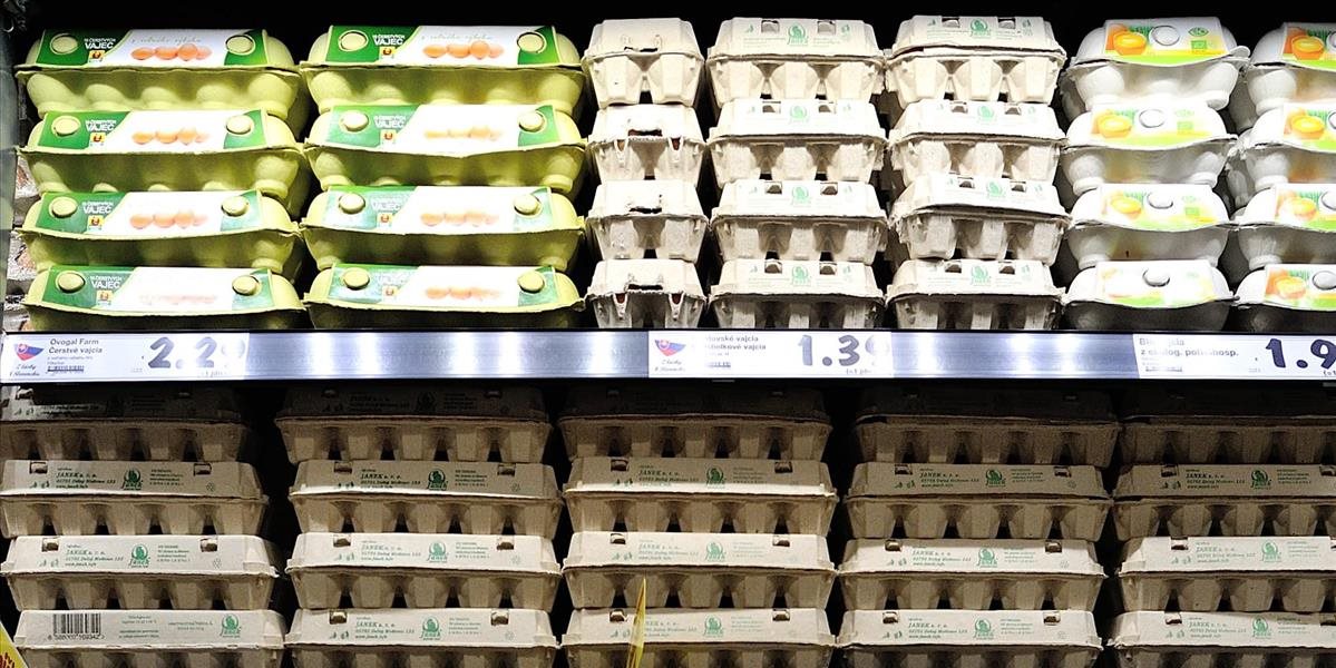 Slovensko bolo vlani vo výrobe vajec sebestačné na asi 107 %