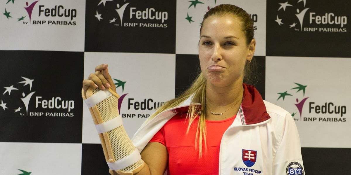 FOTO Rana pre slovenský fedcupový tím, Dominika Cibulková sa zranila! Cez sviatky behala po lekároch