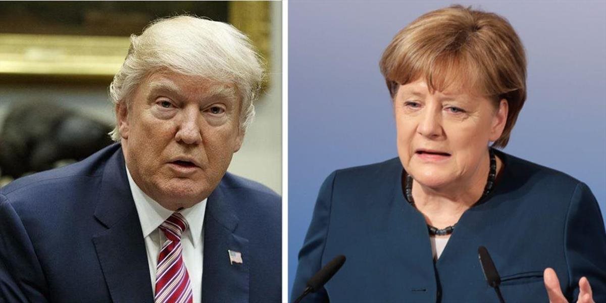 Trump s Merkelovou hovorili o Severnej Kórei a Ukrajine na tému bezpečnosť