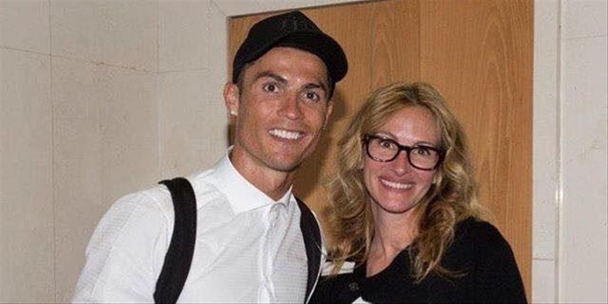 FOTO+VIDEO Dojatá Julia Robertsová, pri stretnutí s Ronaldom sa jej podlamovali kolená