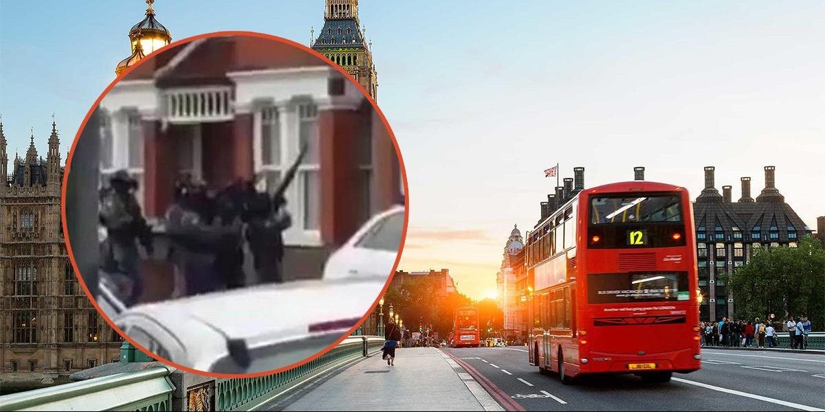 VIDEO Pri protiteroristickom zásahu britskej polície zadržali viaceré osoby, pri zásahu postrelili ženu
