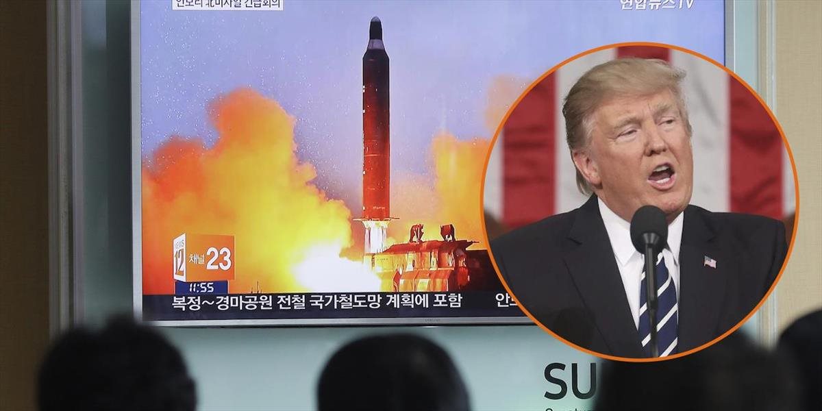 KĽDR vystrelila ďalšiu raketu: Trump im posiela tento odkaz