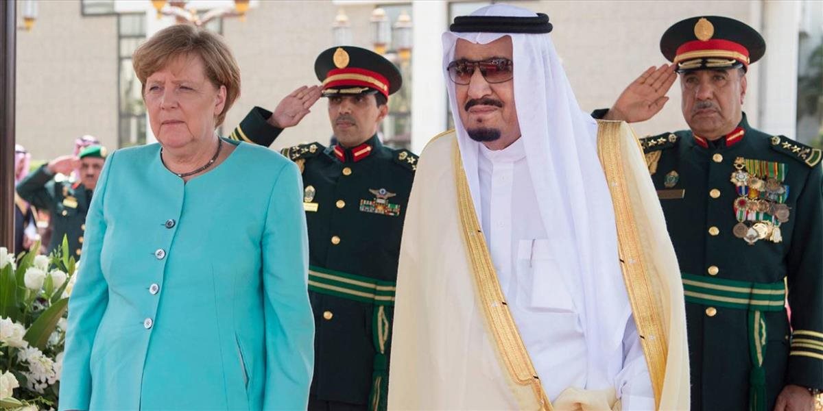 Merkelová začala svoju cestu po krajinách Perzského zálivu v Saudskej Arábii