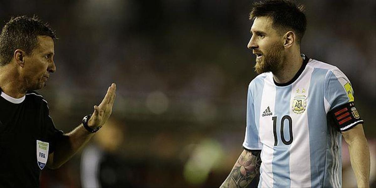 Messi sa obhajoval proti dištancu za urážku rozhodcu