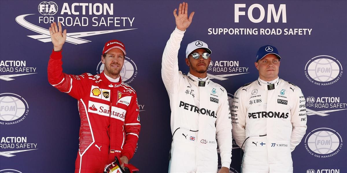 F1: Hamilton tesne zdolal Vettela v kvalifikácii VC Španielska