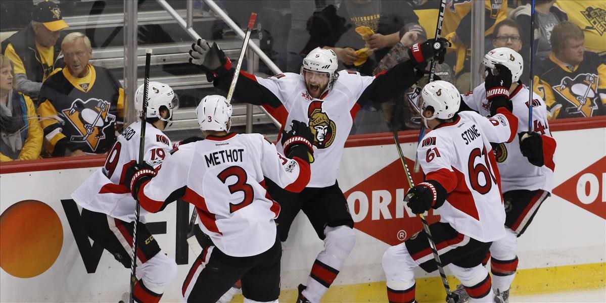 NHL: Ottawa vyhrala v Pittsburghu, kouč Pens Sullivan: Málo sme strieľali