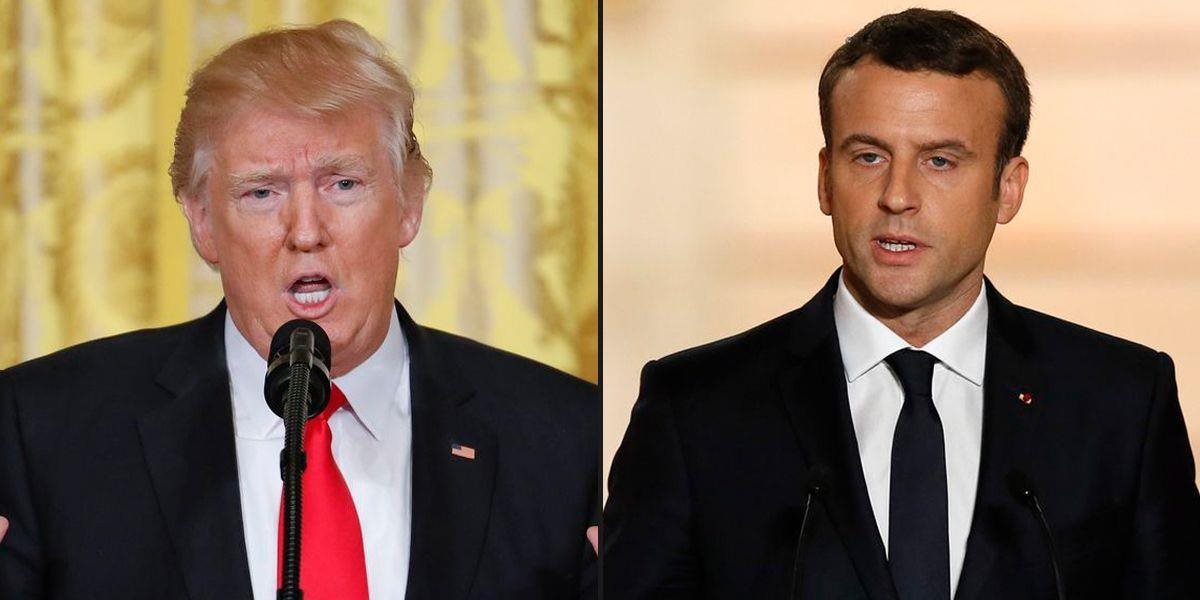Macron a Trump sa budúci týždeň stretnú na pracovnom obede v Bruseli