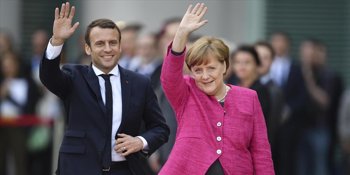 Merkelová a Macron sa zhodli, spoločne chcú Únii poskytnúť nové impulzy