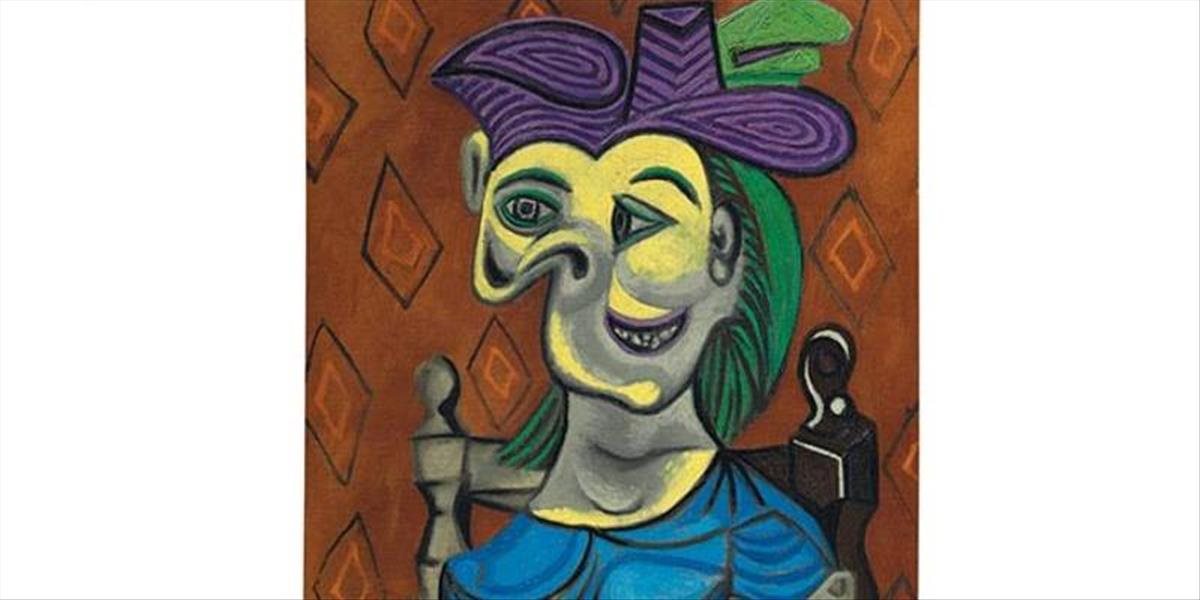 Picassov obraz Sediaca žena v modrých šatách vydražili za 45 miliónov dolárov