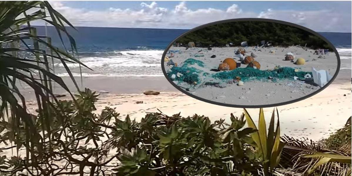 Na neobývanom odľahlom ostrove v Tichom oceáne je 18 ton plastového odpadu