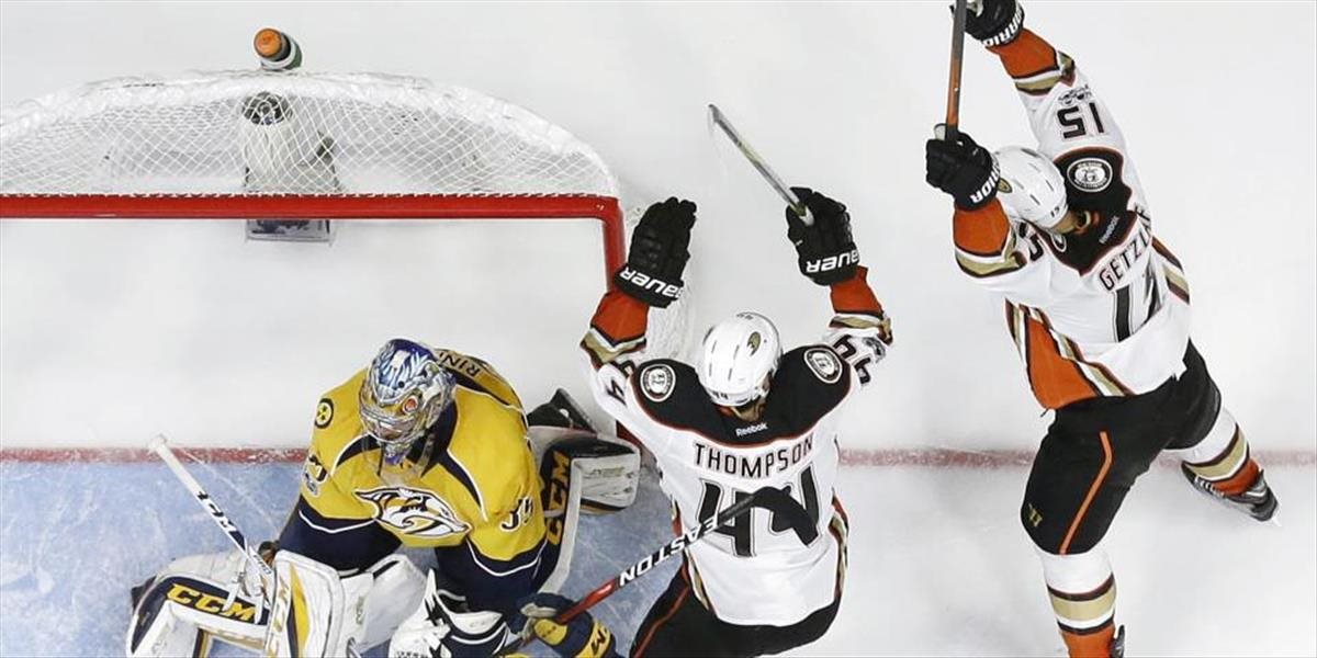 NHL: Anaheim vyrovnal stav série, rozhodol kuriózny gól