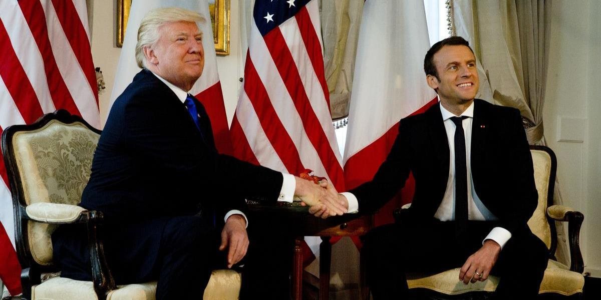 Trump sa stretol s Macronom prvýkrát v Bruseli