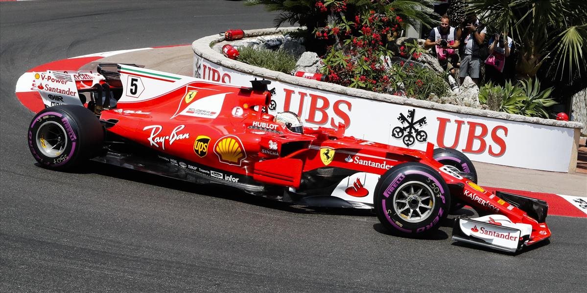 F1: Vettel víťazom záverečného tréningu na VC Monaka