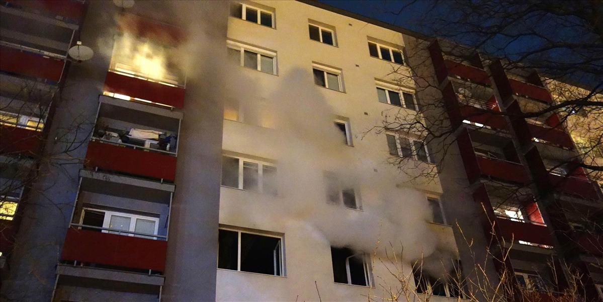 V Bratislave horel byt na štvrtom poschodí