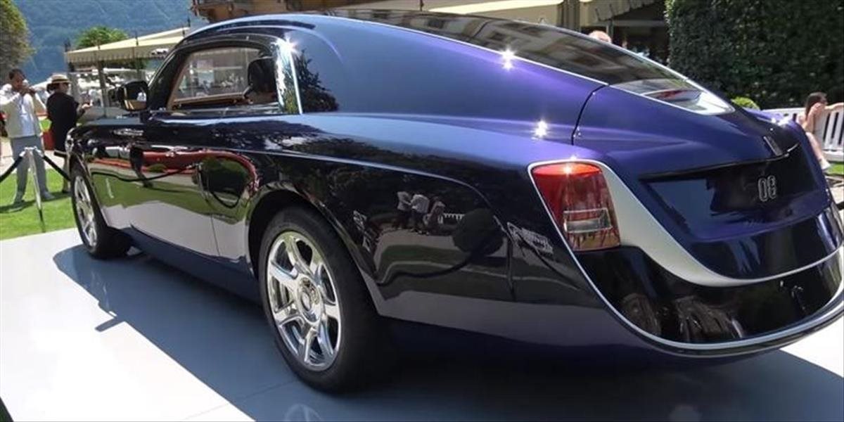 VIDEO Najdrahšieho auta sveta: Jedinečný Rolls-Royce za milióny eur