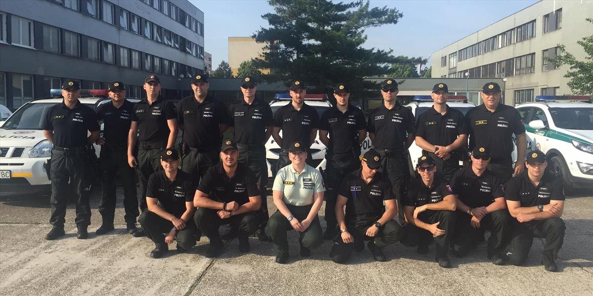 VIDEO Ďalší policajti odišli na pomoc kolegom do Macedónska