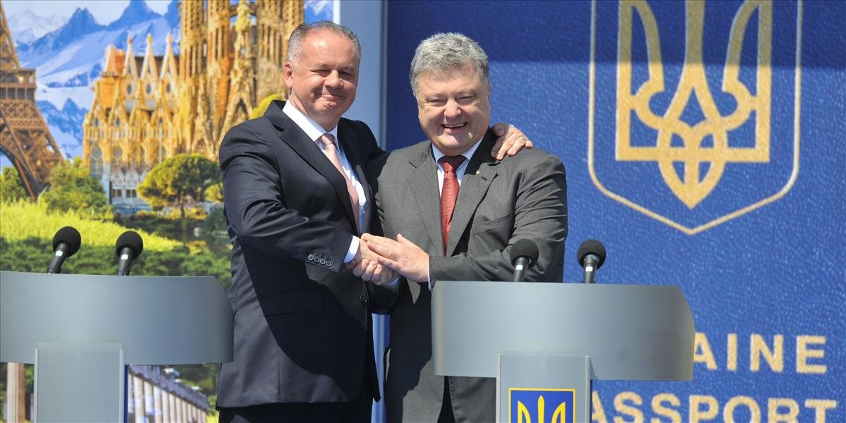 Prezident SR Andrej Kiska vyslovil podporu Ukrajine pri jej smerovaní do EÚ