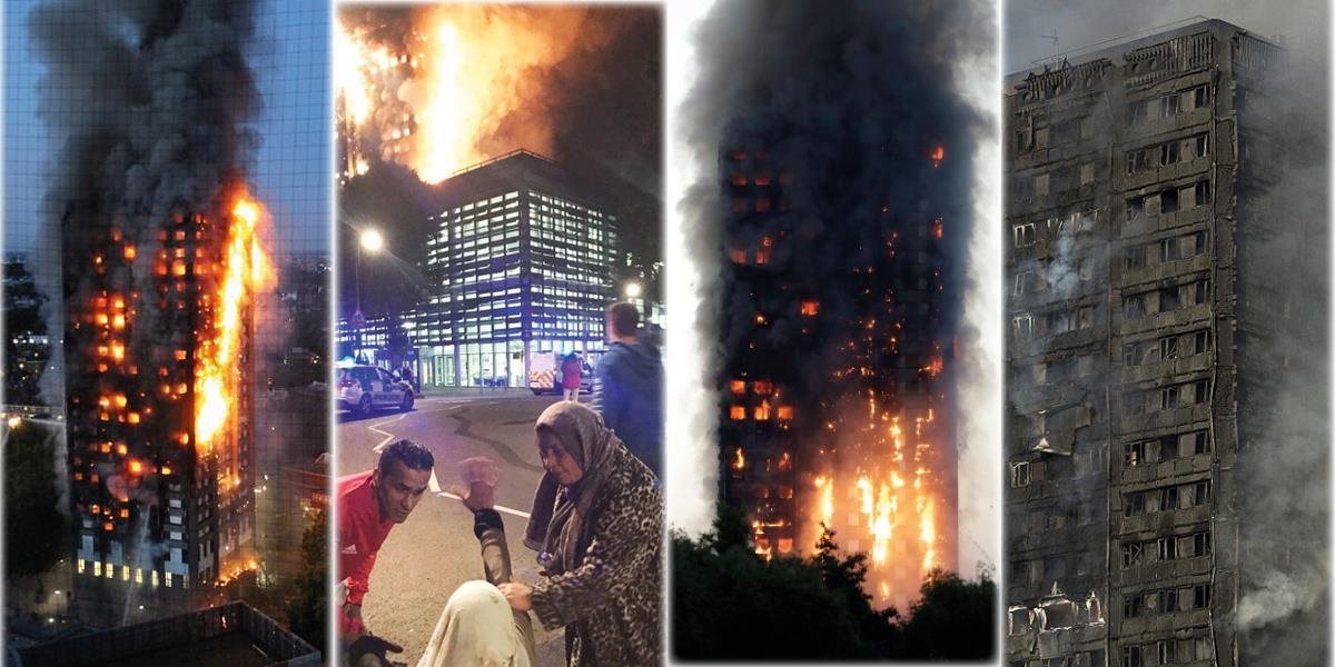 AKTUALIZOVANÉ VIDEO naživo: Požiar výškovej budovy v Londýne si už vyžiadal 17 obetí, viacero ľudí je nezvestných
