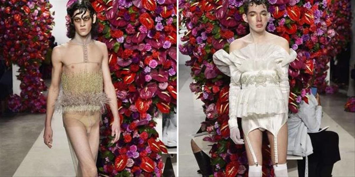 FOTO+VIDEO Z aktuálnych trendov v mužskej móde vám príde zle! Ženské šaty na vychudnutých telách modelov
