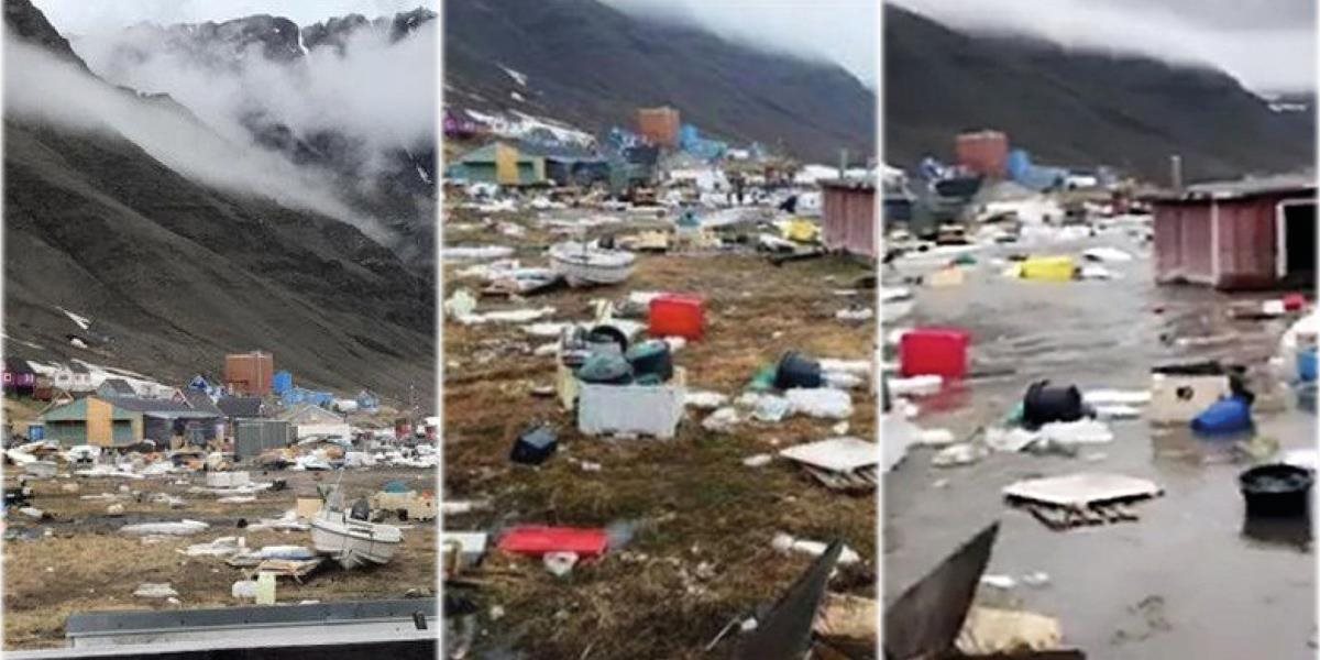 VIDEO Grónsko zasiahla prívalová vlna cunami, úrady hlásia nezvestných