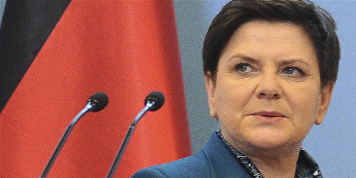Poľská premiérka objasnila sporný výrok o bezpečnosti občanov, ktorý predniesla v Auschwitzi