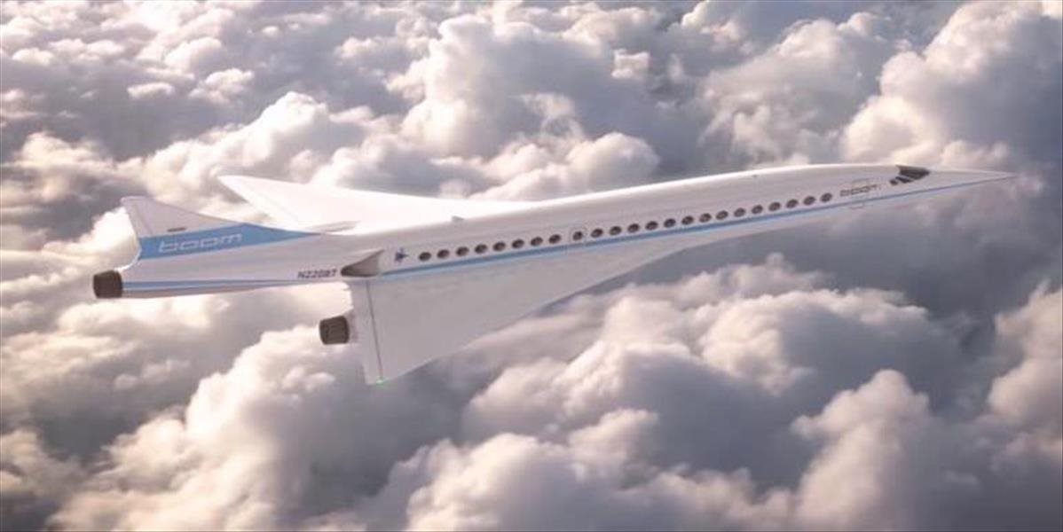 VIDEO Cestovanie bude rýchlejšie: Americká firma Boom vyvíja nadzvukové dopravné lietadlo