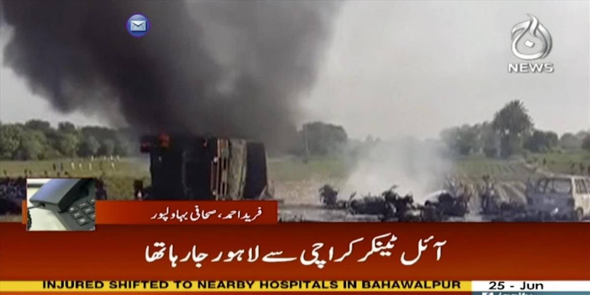 Aktualizované VIDEO Tragédia na diaľnici v Pakistane: Požiar cisternového auta si vyžiadal vyše 157 obetí