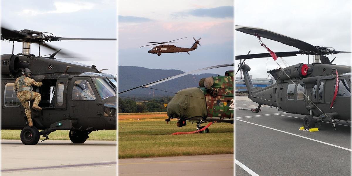 FOTO a VIDEO Prvé dva vrtuľníky Black Hawk sú už na Slovensku, Prvý Spartan by mal pristáť v októbri