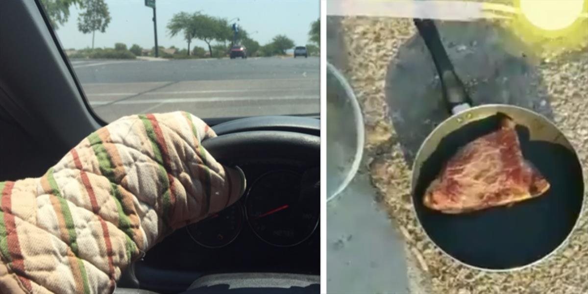 FOTO V Arizone majú takmer 50°C: Ľudia šoférujú v rukaviciach na pečenie a grilujú na ceste