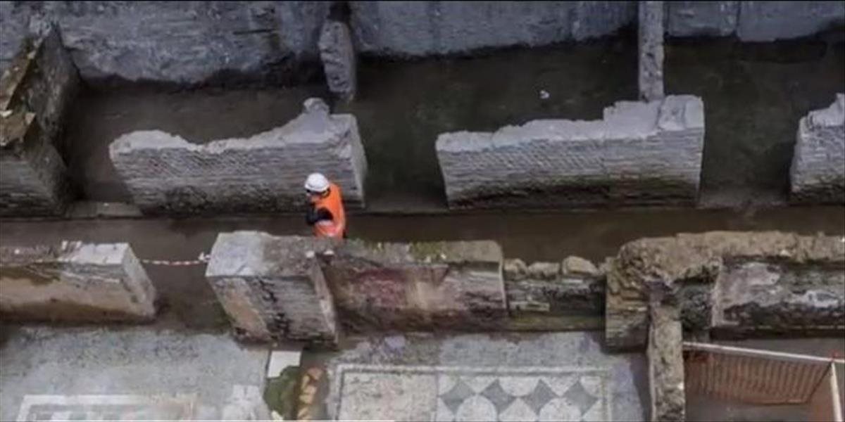 VIDEO Pri kopaní metra pod Rímom našli spálené ruiny pripomínajúce slávne Pompeje