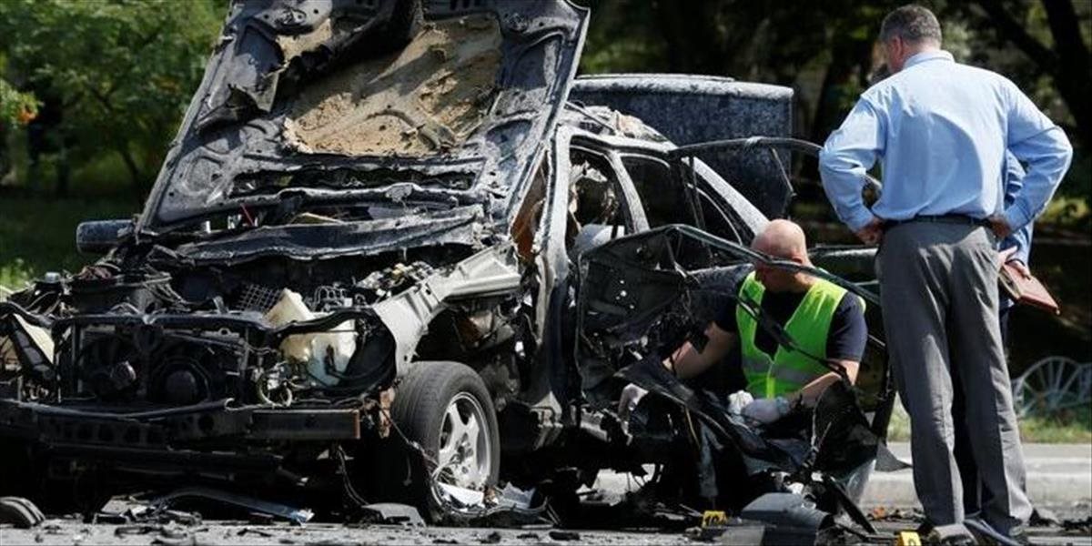 V Kyjeve došlo k explózii auta v ktorom sa nachádzal plukovník vojenskej rozviedky