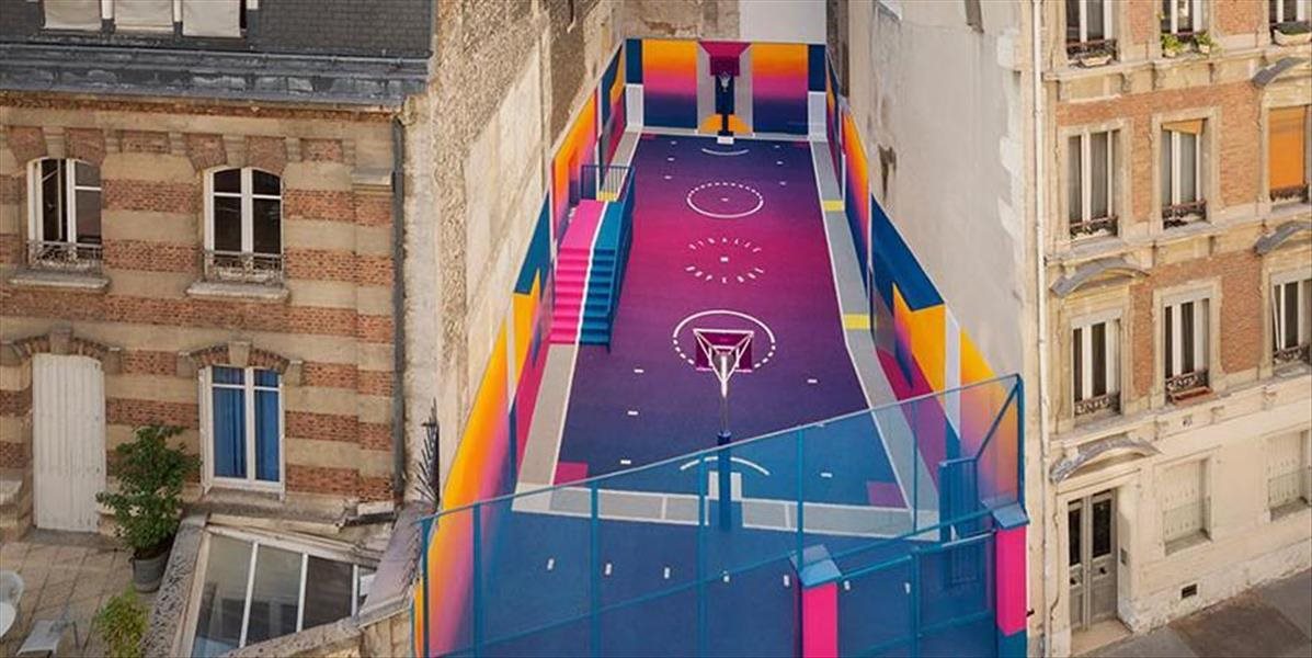 Basketbalové ihrisko spravilo Paríž ešte zaujímavejším