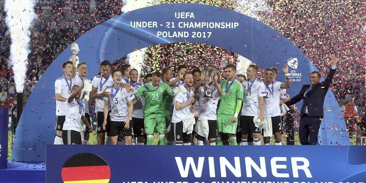 Víťazom futbalových ME hráčov do 21 rokov sa stalo Nemecko