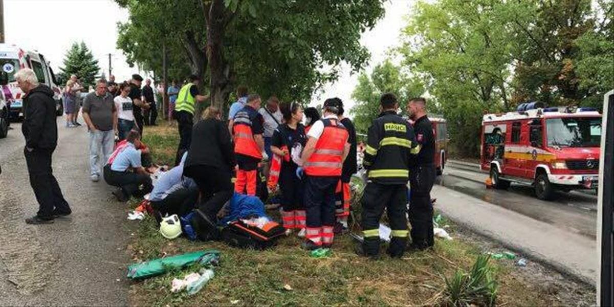 FOTO Dopravná nehoda pri Trnave: Zranilo sa najmenej 25 ľudí