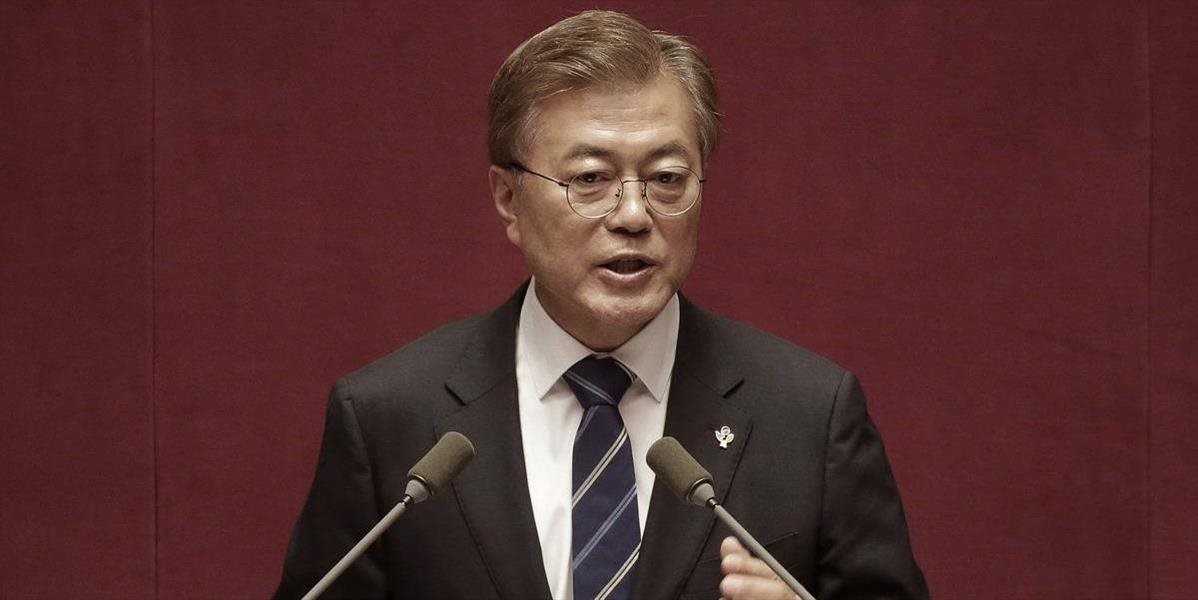 Juhokórejský prezident Mun Če-in je rozhorčený, odmieta naďalej tolerovať provokáciu KĽDR
