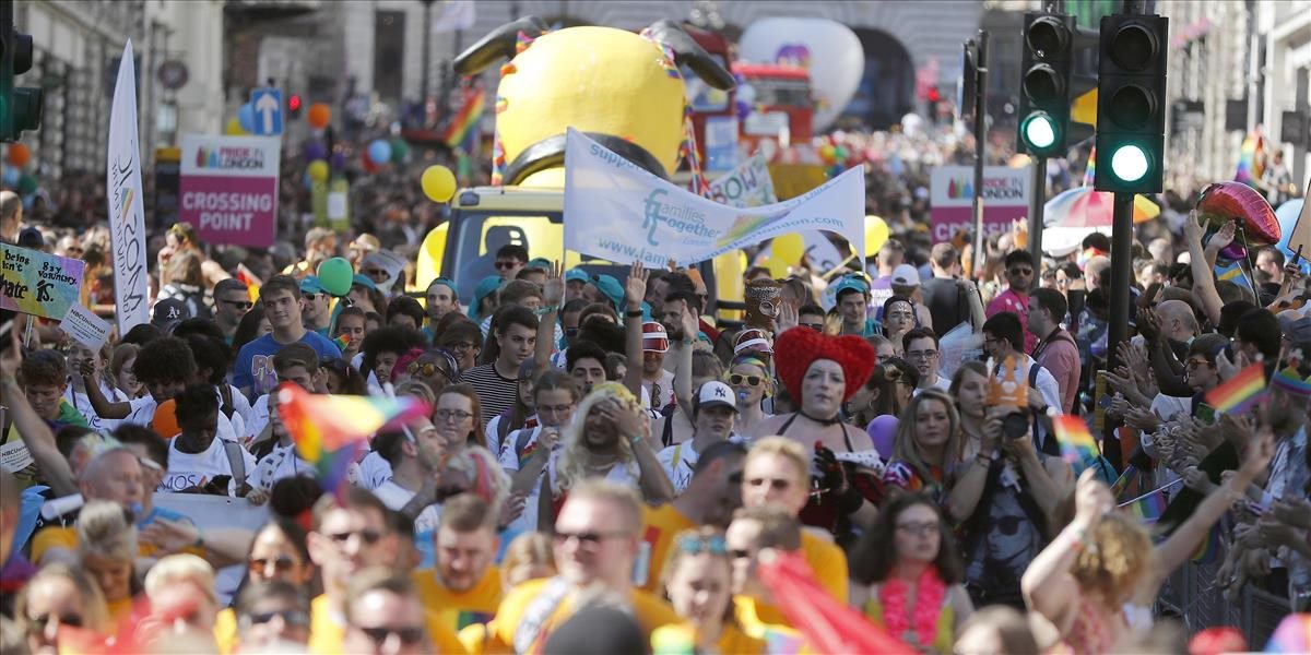 Pochod Pride in London prilákal vyše 26.000 účastníkov
