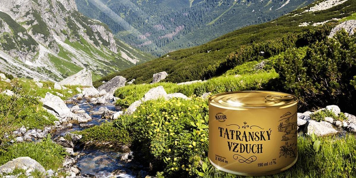 Aký suvenír by ste si priniesli z Vysokých Tatier? Odteraz ním môže byť aj čerstvý vzduch v plechovke