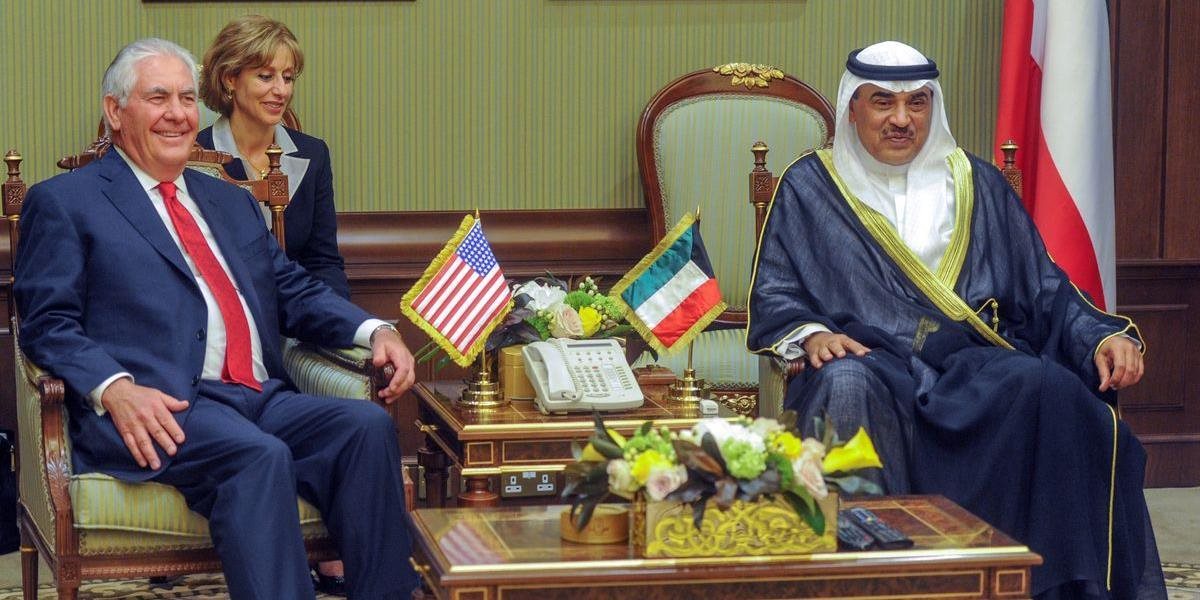Šéf americkej diplomacie Tillerson do Kuvajtu, chce zmierniť vyostrenú situáciu v Perzskom zálive