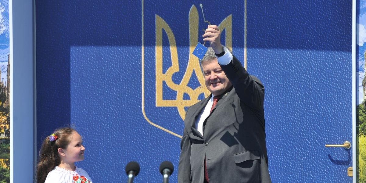 Ukrajinský prezident informoval, že chce obnoviť suverenitu nad Donbasom a Krymom